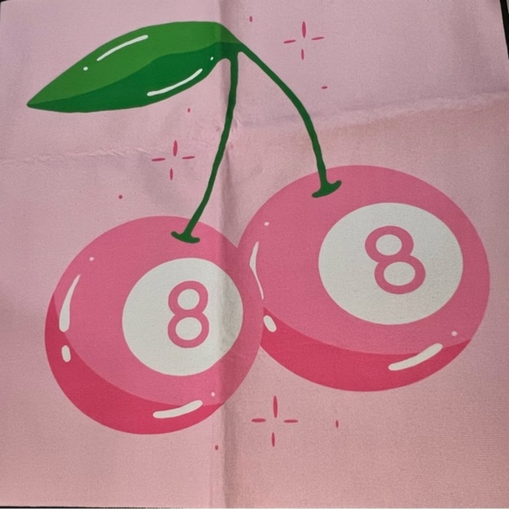 Cherry 8ball Pink Rug Large
